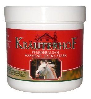 PFERDEBALSAM wrmend Kruterhof 250 ml Drogerie & Körperpflege