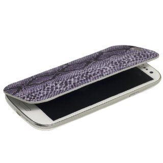 Lila Schlangenleder Tasche Style Hlle fr Samsung Galaxy S3 i9300 PC271P Elektronik