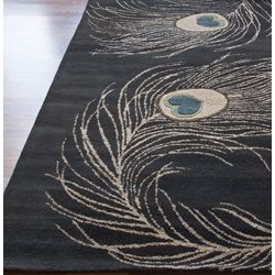 nuLOOM Handmade Peacock Wool Rug (7'6 x 9'6) Nuloom 7x9   10x14 Rugs