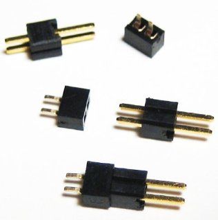 10er Set Mini Steckverbinder 2 polig   RM 1,27 Elektronik