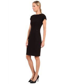 Rachel Roy Sheath Short Sleeve Dress Black