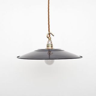 french flat enamel lamshade by myhaus