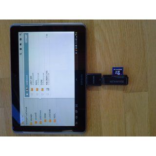 Samsung Connection Kit with USB and SD Adapters for i905 Galaxy Tab   Retail Packaging   Black Cell Phones & Accessories