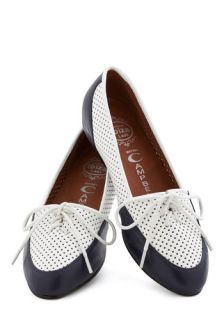 Jeffrey Campbell Lovely by the Links Flat in Navy  Mod Retro Vintage Flats