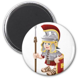 Cartoon Roman Soldier Magnets