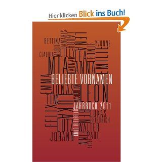 Beliebte Vornamen Jahrbuch 2011 Knud Bielefeld Bücher