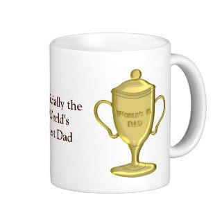 World's Number One Dad Championship Trophy Mugs