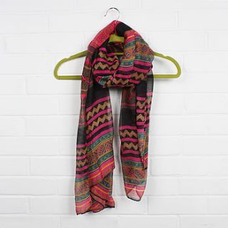 scarf, zigzag by bohemia