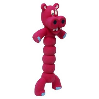 Charming Pet Latex Zonkers   Hippo Large (Pink)
