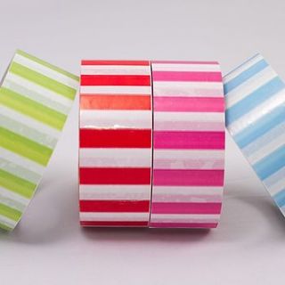 stripe decorative sticky tape by dots and spots
