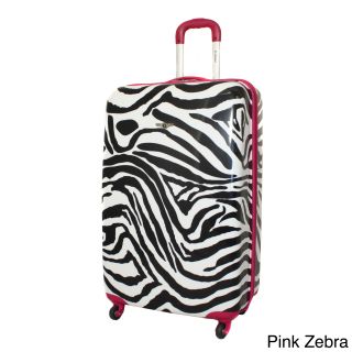Rockland Designer Zebra 28 inch Lightweight Hardside Spinner Upright Suitcase