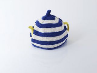 cornish stripe reversible tea cosie by catherine ellis
