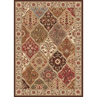 Traditional Ivory Abstract Area Rug (76 X 910)