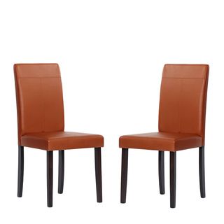 Warehouse Of Tiffany Brown Toffee Dining Room Chairs (set Of 2)