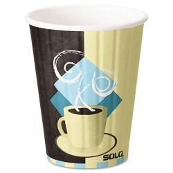 Solo Duo Shield Hot Insulated 12 oz Paper Cups