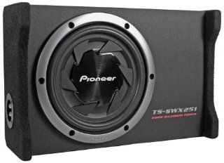 Brand New Pioneer TS SWX251 10" 800 Watt Peak / 200 Watt RMS Sealed Loaded Shallow Subwoofer Enclosure perfect for great sound without taking up space  Vehicle Subwoofer Systems 