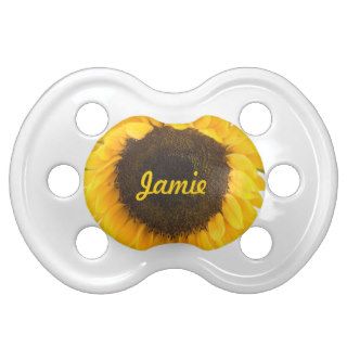 Sunflower Gifts Baby Pacifiers