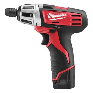 Milwaukee M12 Cordless Subcompact Driver — 12 Volt, 1/4in., Model# 2401-22  Cordless Drills