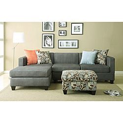 Anthony Charcoal Sectional Sofa Set