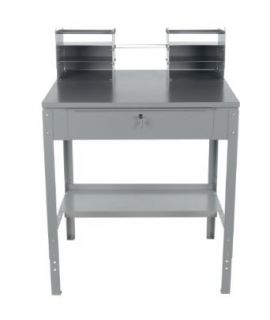 Vestil SHOP DO Open Shop Desk, 36 7/8" Width, 54 7/8" Height, 29 3/16" Depth Science Lab Material Handling Equipment