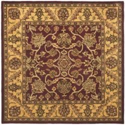 Safavieh Handmade Golden Jaipur Burgundy/ Gold Wool Rug (8 Square)