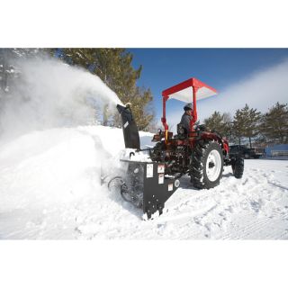 NorTrac 3-Pt. Snow Blower — 60in.W Intake, Fits Tractors with 25 to 40 HP, Model# BE-SBS60G  Snow Blowers