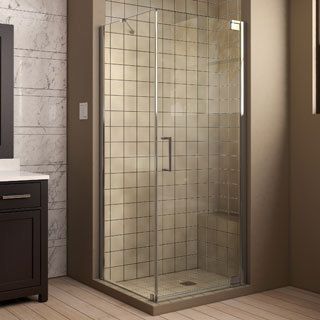 Dreamline Elegance 30 X 32 Adjustable Frameless Pivot Shower Enclosure