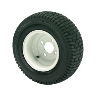 Kenda Golf Cart and Tractor Replacement Tire Assembly — 16 x 650 x 8  Turf Wheels
