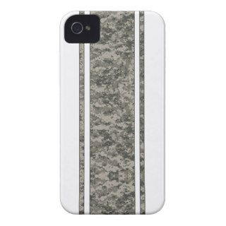 White & Camo Stripe iPhone 4 Case