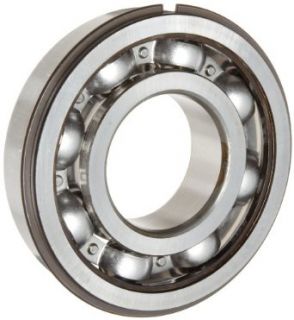 SKF 6312 NRJEM Medium Series Deep Groove Ball Bearing, Deep Groove Design, ABEC 1 Precision, Open, Snap Ring, Steel Cage, C3 Clearance, 60mm Bore, 130mm OD, 31mm Width, 52000lbf Static Load Capacity