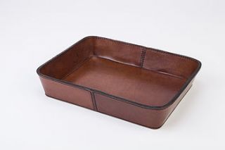 small leather tray by life of riley