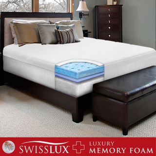 Swisslux 10 inch Queen size European style Memory Foam Mattress