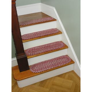 Set Of 4 Reversible Smithfield Braided Stair Tread Rugs (9 In. X 29 In.)