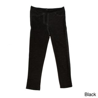 Paulinie Collection Paulinie Collection Girls Jeggings Black Size 4 5T
