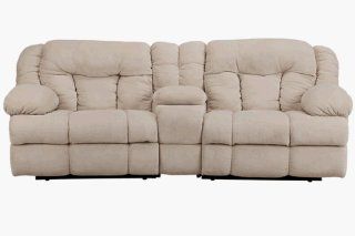 Shop Yukon Stone Dual Reclining Sofa w/ Storage Console by Ashley Furniture at the  Furniture Store