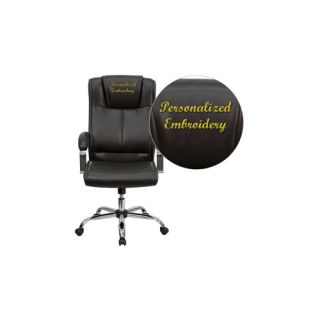Flash Furniture Personalized High Back Leather Executive Office Chair