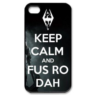 V Skyrim Personalized Apple Iphone 4/4s Case U117176 Cell Phones & Accessories