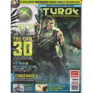 OXM Official Xbox Magazine (World Exclusive Review Turok, The final word on Xbox 360's dino destroying shooter, Fix your rock band gear, Condemned 3, Halo 3, Far Cry 2, Star Wars Force Unleashed, Saints Row 2., Issue 80, February 2008) Francesca Re
