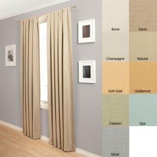 Trilogy Rod Pocket 84 inch Polyester Curtain Panel