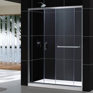 Dreamline Infinity Z 56  To 60 inch Frameless Glass Sliding Shower Door