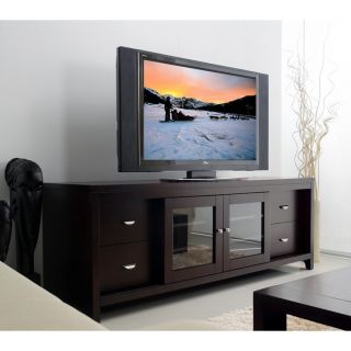 Abbyson Living Clarkston Solid Wood 72 inch Tv Console