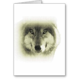 Wolf Greeting Card