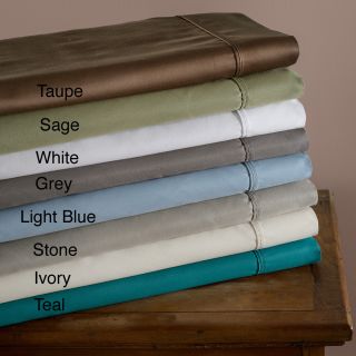 Cotton Rich Sateen 600 Thread Count Split King Wrinkle resistant Sheet Set
