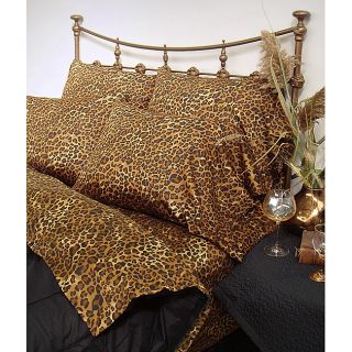 Scent Sation Wildlife 200 Tc Leopard Twin size Sheet Set Brown Size Twin