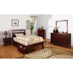 Furniture Of America Furniture Of America Gavin Full size Platform Bed Set Red Size Full