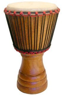 African Hand carved Djembe Drum From Ivory Coast   13" X 24" Musical Instruments
