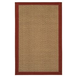 Reed Crimson Red/tan Polyester Rug (18 X 210)