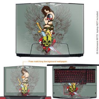 Matte Protective Decal Skin Sticker (Matte finish) for Alienware M17X with 17.3in Screen (view IDENTIFY image for correct model) case cover Matte_09 M17X 268 Computers & Accessories