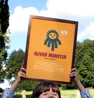 'little monsters' personality print by open box design