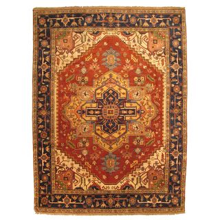 Eorc Hand knotted Wool Serapi Rug (8 X 10)